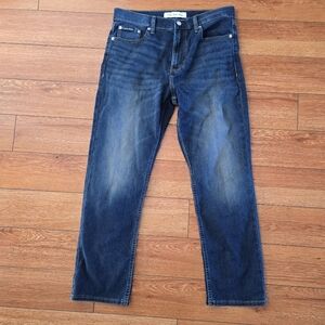 Men's Calvin Klein Straight Fit Dark Blue Denim Jeans Size W32 L29